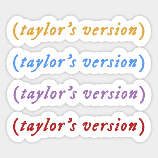 taylor version sticker pack Sticker